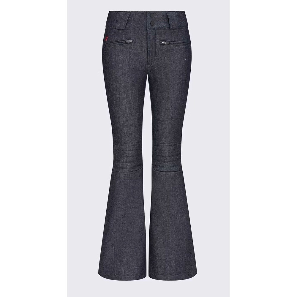 Perfect Moment x DL1961 Pants Women's XS Rinse Denim Flare Ski Winter Aurora NEW